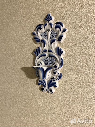 Подсвечники Гжель