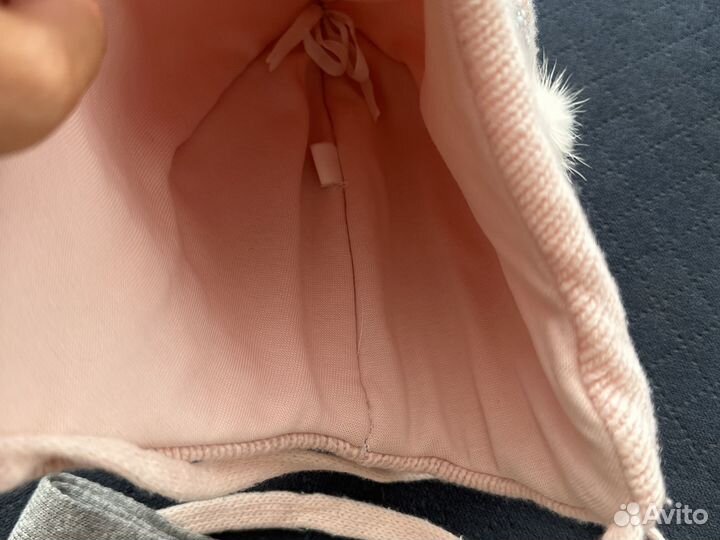 Шапка зимняя на девочку mothercare и шарф benetton