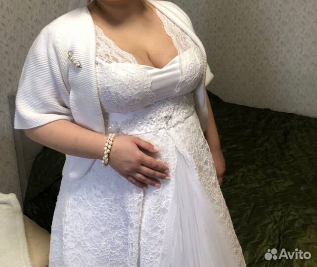 Свадебное платье 52-56