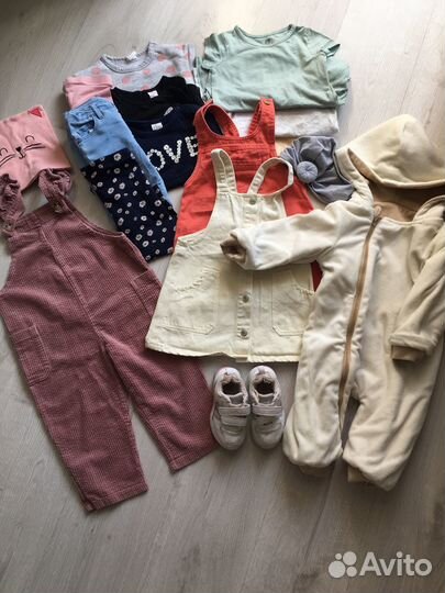Брендовая одежда на девочку 80-86-92-98