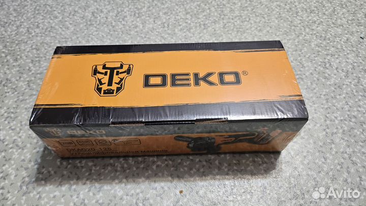 Аккумуляторная ушм deko dkag20-125