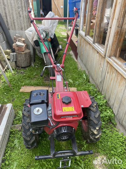 Мотоблок бензиновый с прицепом