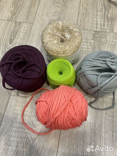 Трикотажная пряжа пакетом