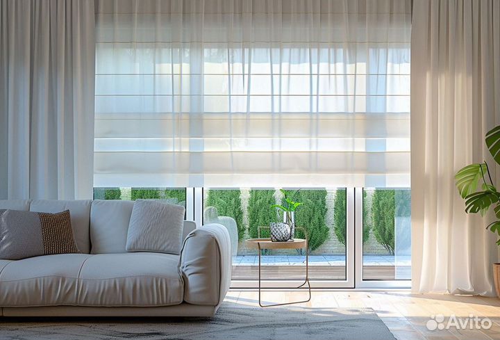 Шторы двойные