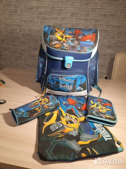 Школьный портфель для мальчика Трансформеры