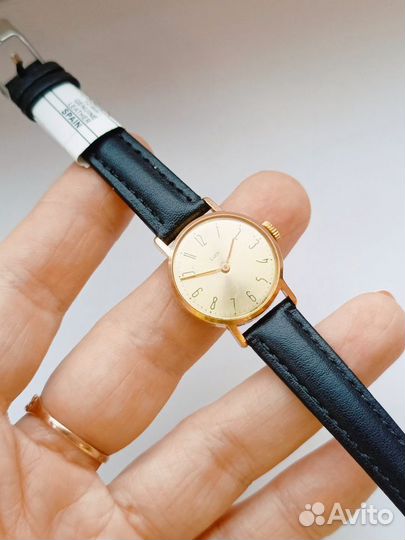 Часы СССР луч позолоченные женские
