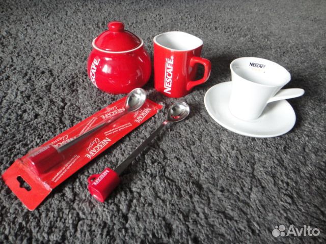 Nescafe кружки,ложки