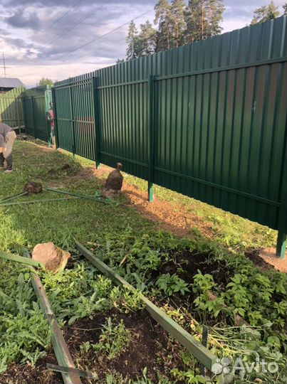 Откатные ворота под ключ