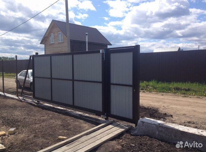 Ворота откатные под ключ