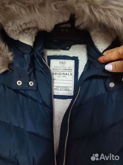 Пальто Marks&Spencer для девочки размер 116-122
