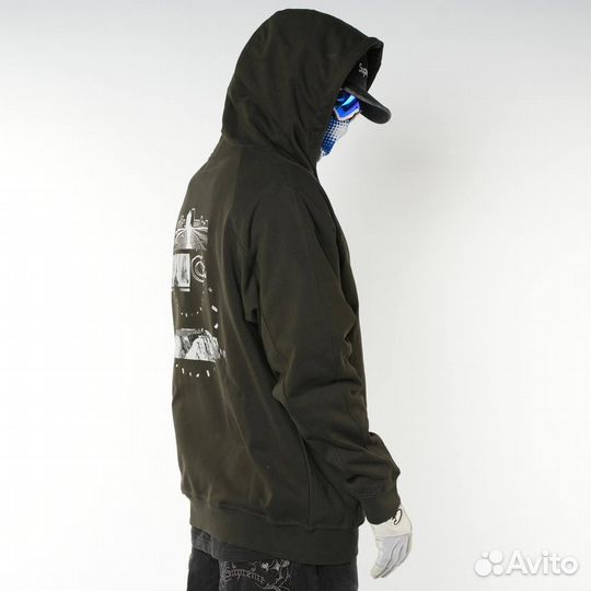 Зипка Cav Empt черно коричневая оверсайз