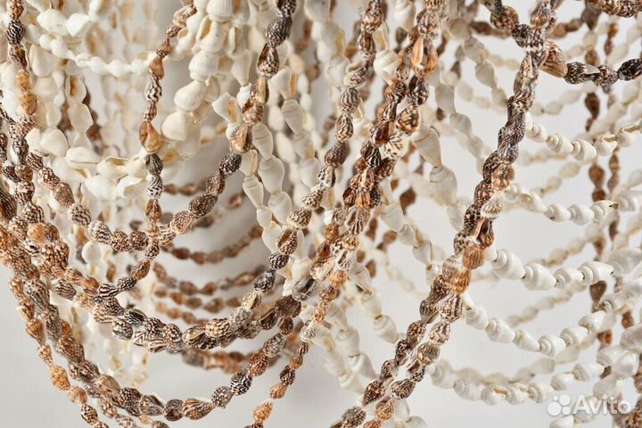 Светильник из ракушек в стиле Бохо