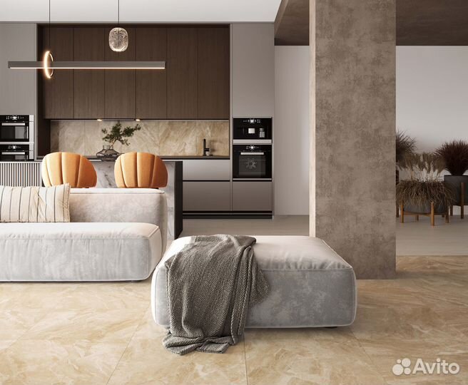 Gobi керамогранит коричневый 60x60 laparet