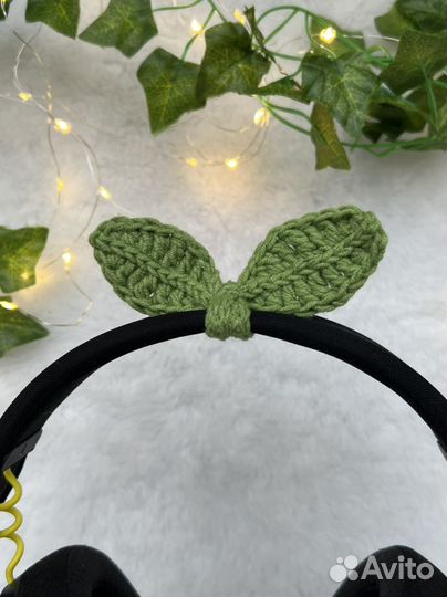 Листочек, росточек на наушники, обвес