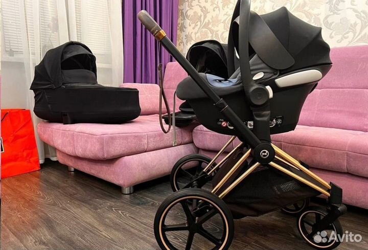 Cybex Priam 3 3 в 1 шасси Rose gold