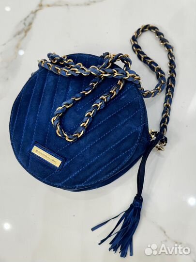 Сумка bcbgmaxazria bcbg max azria замша кожа