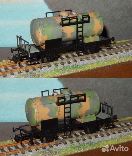 Модель вагон 1/87 камуфляж