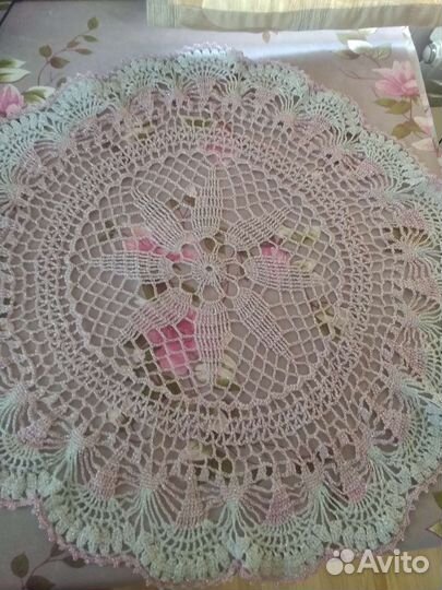 Салфетка вязанная ручная работа