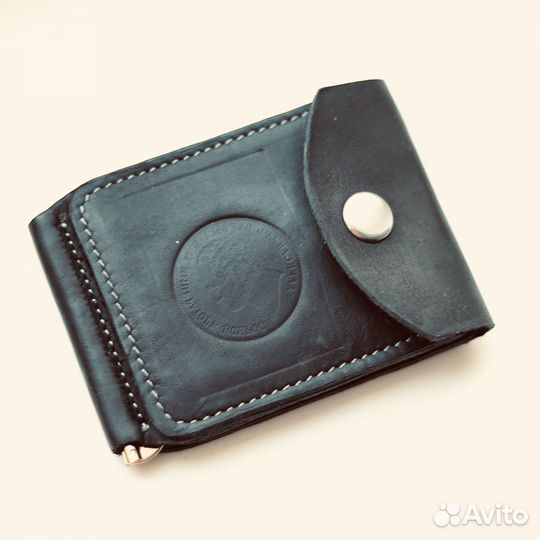 Кошелек зажим для купюр 3 отделения под карты