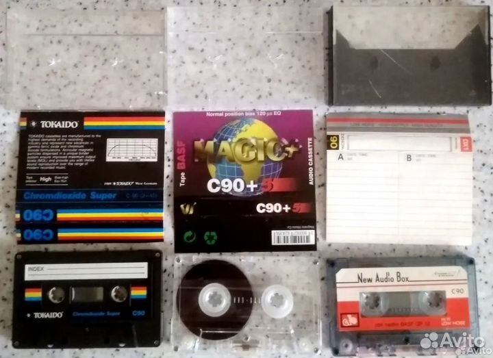 Аудиокассеты - Denon,Tdk, Basf, Orwo,Свема, мк-60