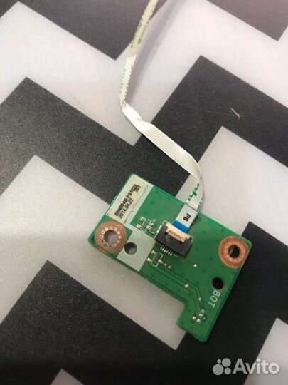 Плата кнопка включения и шлейф для Asus X751