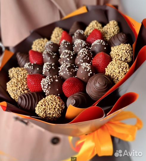 Набор из клубники в шоколаде