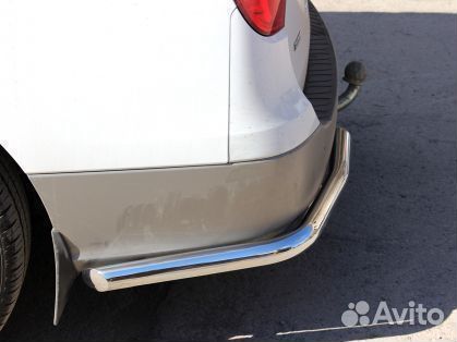 Защита заднего бампера Хендай H-1, 2017-наст.вр