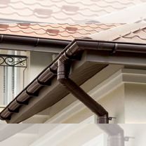 Труба водосточная Грандлайн 3м коричневый