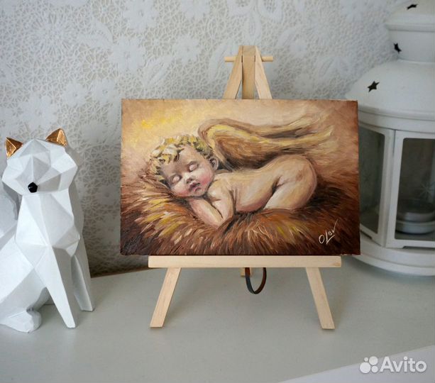 Картина маслом Ангел. Под заказ