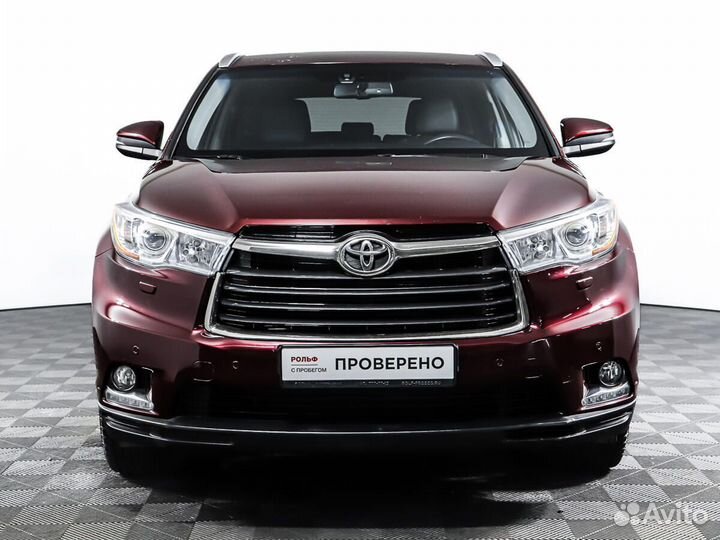 Toyota Highlander 3.5 AT, 2014, 124 000 км