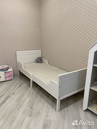 Кровать детская IKEA сундвик раздвижная