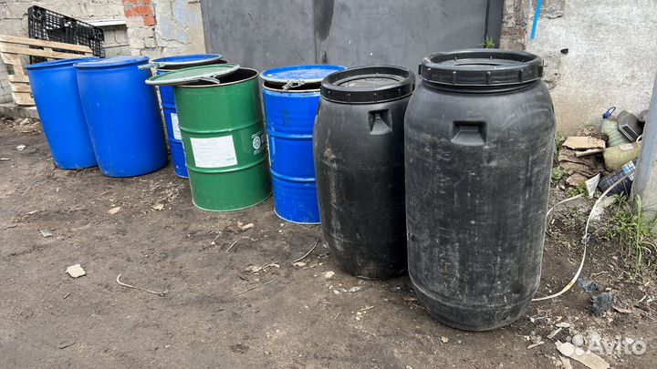 Бочка 200 литров 240 л пищевые