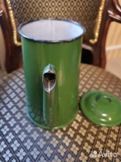 Чайник кофейник заварник эмалированый СССР 1957 г