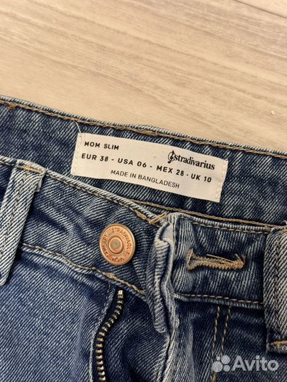 Джинсы bershka mom 38