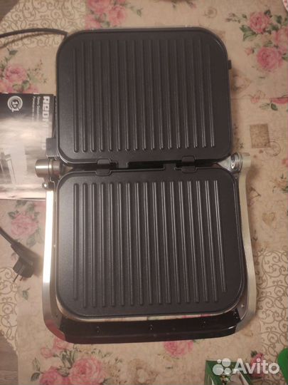 Электрогриль новый Redmond
