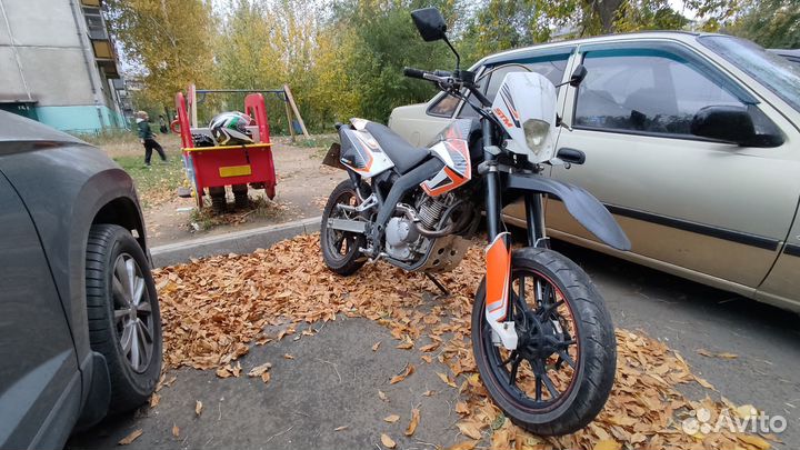 Мотоцикл hanway stm125 gs с птс