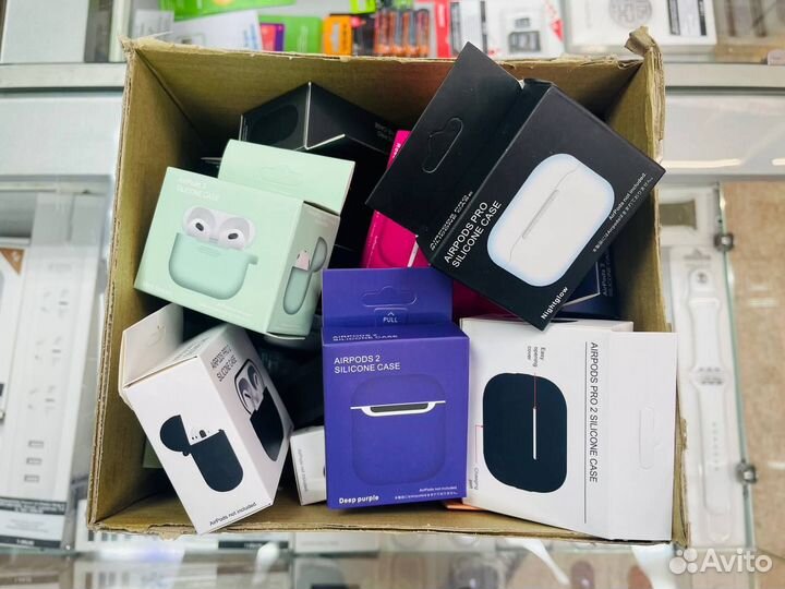 Чехол для Airpods PRO 2 (Много различных цветов)