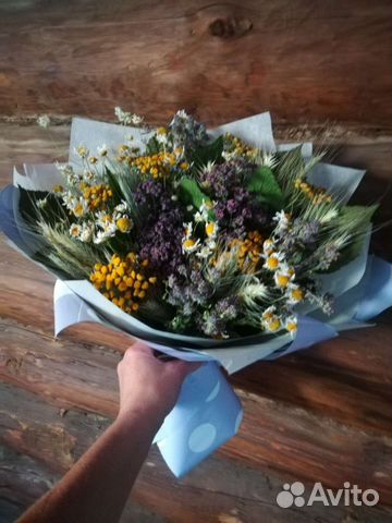 Травы для чая в букете