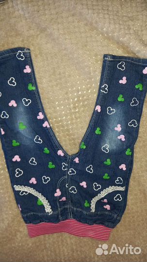 Джинсы для девочки 86