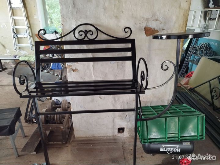 Стол/лавочка на кладбище /установка