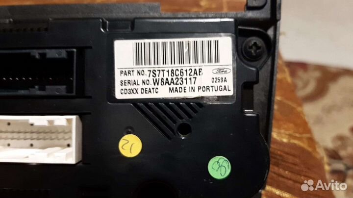 Климат контроль ford s max