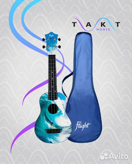 Flight TUS-25 surf Укулеле сопрано