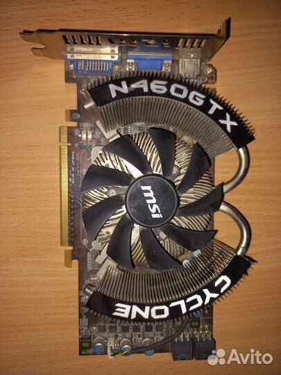 Видеокарта gtx n460 cyclone msi