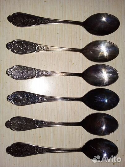 Мельхиоровые чайные ложки СССР