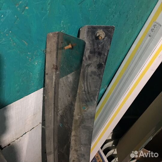 Накладки на бампер ваз 2107 хромированные сабли