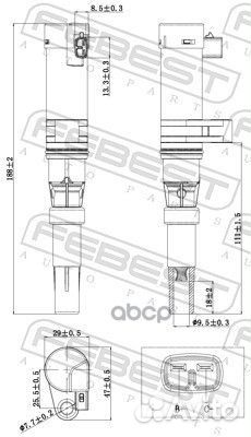 Катушка зажигания 24640-001 Febest