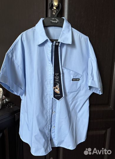 Шелковая рубашка доя девочки новая