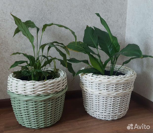 Корзина из ротанга