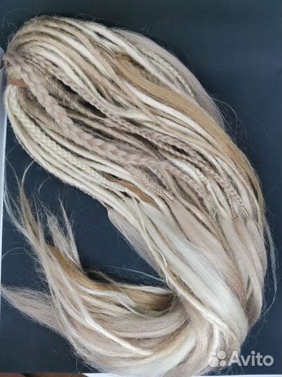 Комплект косы/дреды со свободным кончиком