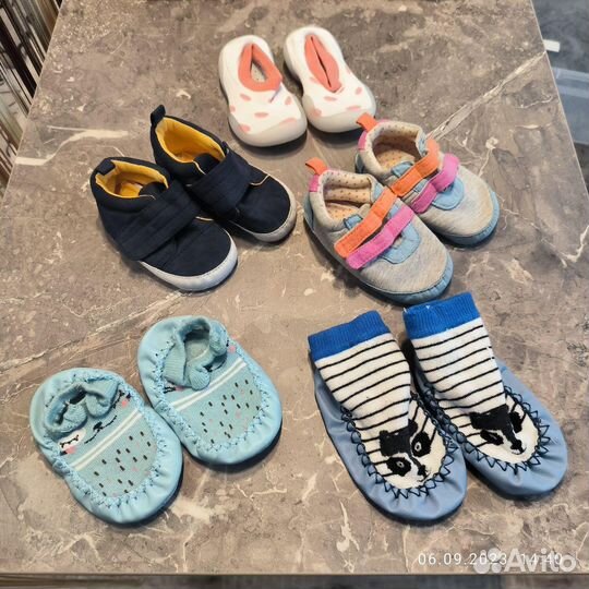 Пинетки-Кроссовки-Сандали-Сланцы (девочка-мальчик)